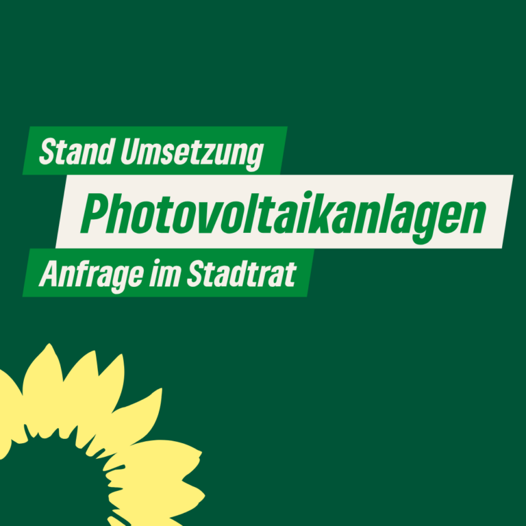 Stand Umsetzung Photovoltaikanlage auf den städtischen Gebäuden„Bauhof“ und „Kläranlage“