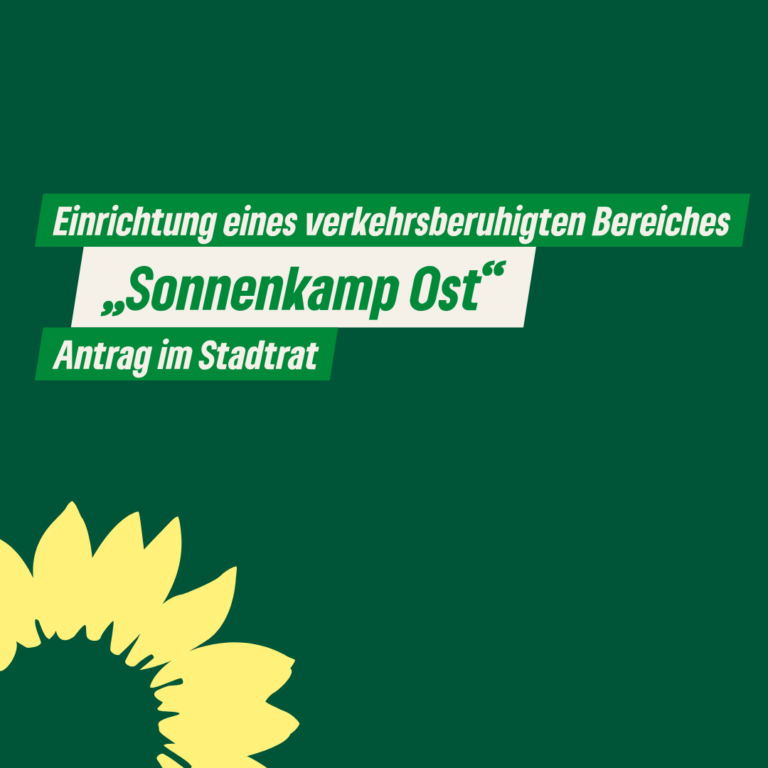 Einrichtung eines verkehrsberuhigten Bereiches „Sonnenkamp Ost“